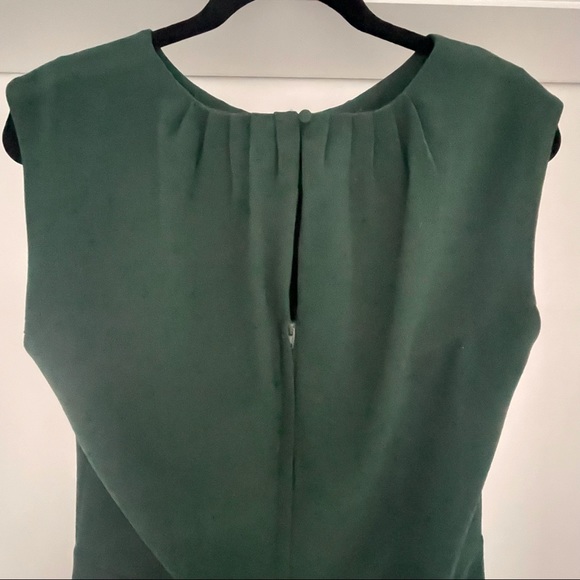 Size 10 H&M fitted dress - forest green - Picture 4 of 5